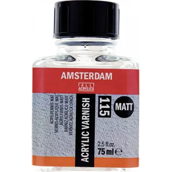 Speciální výtvarná barva Amsterdam acrylic varnish závěrečný lak 75 ml - různé druhy, bezbarvý - matný