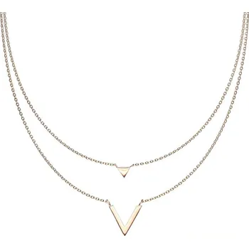 Šperk Dámský náhrdelník ocel dvojitý SNPHBJ-151502-RD délka 50 cm