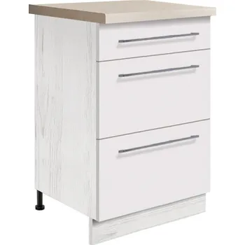 Kuchyňská skříňka ANNA spodní skříňka 9D "50" bílá