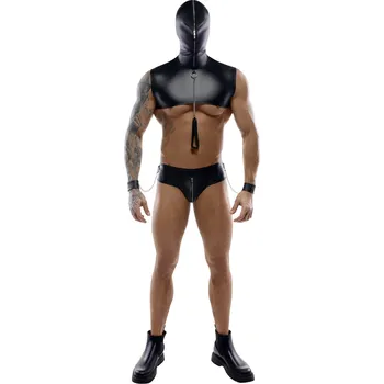 Pánské erotické prádlo Svenjoyment Bondage Set in Elegant Matte Look 2180472 Black Velikost M