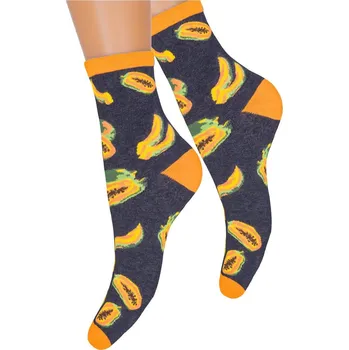 Pánské ponožky Dámské ponožky 159 - Steven sv. modrá s šedou 38/40