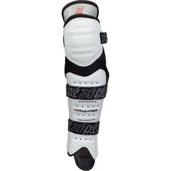 Hokejbalové holeně Knapper AK5 YTH, Dětská, bílá, 9" Knapper