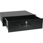 Racková zásuvka 3U, uzamykatelná Racková zásuvka 3U