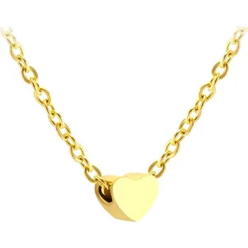 Šperk Dámský náhrdelník ocel srdcem MNCN15-339-B délka 42 cm