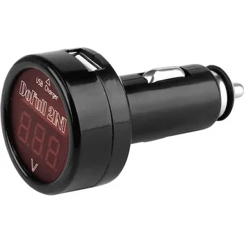 Auto elektroinstalace CL nabíječka USB + voltmetr
