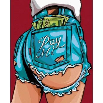 Diamondi Diamantové malování - ŠORTKY Rozměr: 40x50 cm, Rámování: bez rámu a bez vypnutí plátna