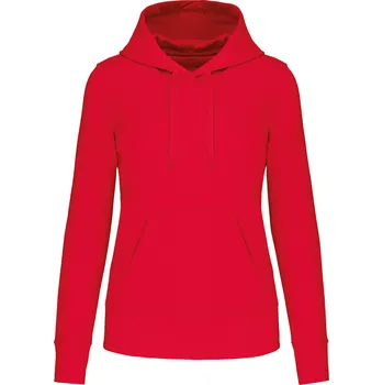 Dámská mikina KARIBAN Dámská mikina s kapucí K4028 Velikost: S, Barva: červená