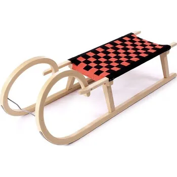 Sáně Bohemia Sport - Rohačky - 110 cm - červenočerné