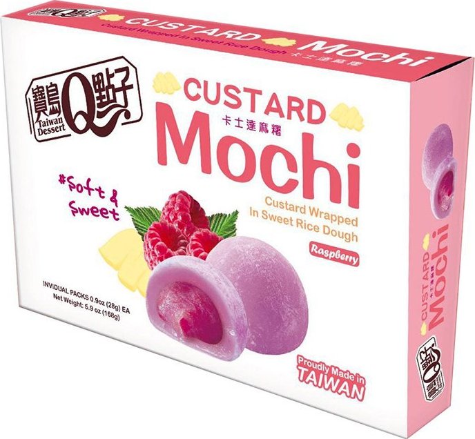 Q Taiwan Dessert Mochi japonské koláčky malinové 168 g od 69 Kč Zbozi.cz