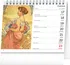 Kalendář Presco Group Stolní kalendář PGS-32604 Alfons Mucha 2024
