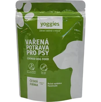 Krmivo pro psa Yoggies Vařená potrava pro psy krůtí/králík s dýňovými semínky 650 g