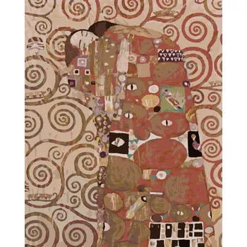 Hračka Diamondi Diamantové malování - OBJETÍ (G. KLIMT) Rozměr: 40x50 cm, Rámování: bez rámu a bez vypnutí plátna