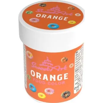 Potravinářské barvivo SweetArt gelová barva Orange (30 g)