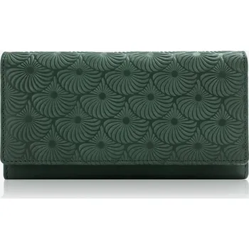 Peněženka Paolo Peruzzi Dámská kožená peněženka se vzorem PAOLO PERUZZI; zelená