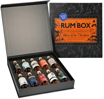 Rum 1423 Aps The Rum Box Blue Edition 41,4 % 10x 0,05 l