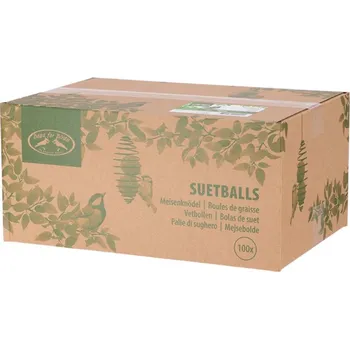 Krmivo pro hlodavce Lojová koule 95 g, 100 ks síťka