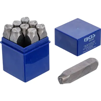 Sada nářadí BGS 3040, Razicí matrice, čísla | 12 mm