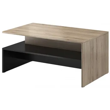 Konferenční stolek Konferenční stolek Baros 100 x 45 x 60 lamino dub san remo/černý