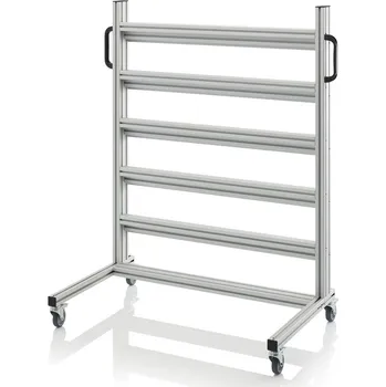 paleta Systémové přepravní podvozky pro regálové přepravky 112 x 65 x 135 cm - materiál: Aluminium / Stahl / Kunststoff / MPX - SR.L.214