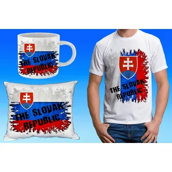 Vlajka dárkový set Slovenská republika 152 (dárkový set s vlajkou)