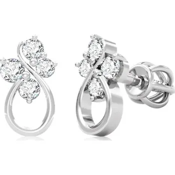 Náušnice Peckové zlaté náušnice Amara se zirkony Materiál šperku: Bílé zlato