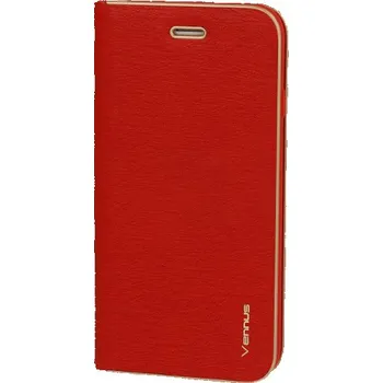 Pouzdro na mobilní telefon Pouzdro Vennus Book s rámečkem pro Samsung Galaxy S22 Plus červené