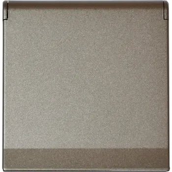 HUSKY Kryt zásuvky SOLO - metalická šedá - 5530B-A00200803