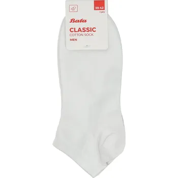 Pánské ponožky Baťa pánské ponožky – pohodlí a styl bílé, vel. 39-42