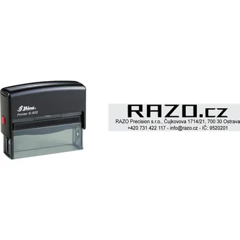 Razítko Razítko Shiny S-832T Printer Line, vlastní text 75 x 15 mm