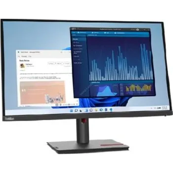Monitor LENOVO LCD T27p-30 - 27",IPS,matný,16:9,3840x2160,178/178,4ms/6ms,350cd/m2,1000:1,DP,HDMI,USB,USB-C,RJ45,VESA,Pivot