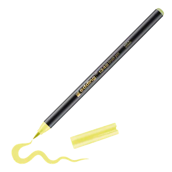 Štětcový fix EDDING 1340 na papír, citronově žlutý