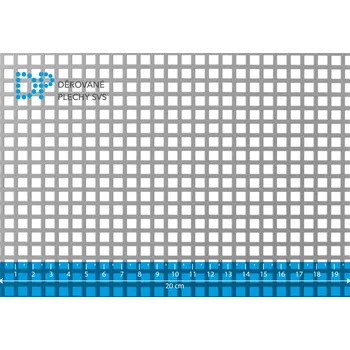 Plech Děrované plechy Qg 5-7.5 hliník, 2x1000x2000 mm