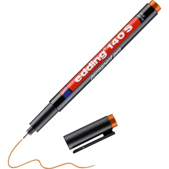 Permanentní popisovač EDDING 140 S OHP, oranžový