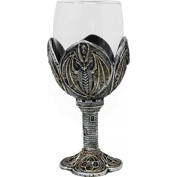 Replika zbraně MystiCalls Sklenice s hradní věží a drakem