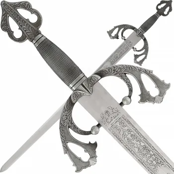 Replika zbraně Marto El Cidův meč Tizona, čepel s ornamentální ražbou