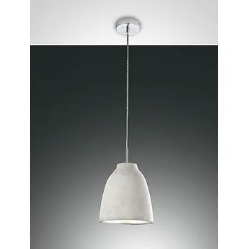 Italské závěsné světlo Fabas 3203-40-131 cement