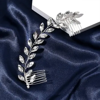 Ozdoba do vlasů Elegantní svatební/plesová ozdoba do vlasů (tiára s hřebínky s umělými drahokamy) Barva: 23