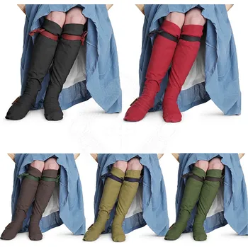 Karnevalový kostým Marshal Historical Dámské středověké podkolenky s podvazky – Bavlna