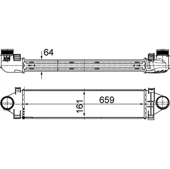 Chladič motoru Chladič turba MAHLE CI 501 000S