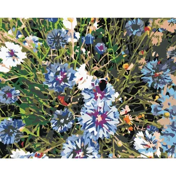 Hračka Diamondi Diamantové malování - CHRPY MODRÉ Rozměr: 40x50 cm, Rámování: vypnuté plátno na rám