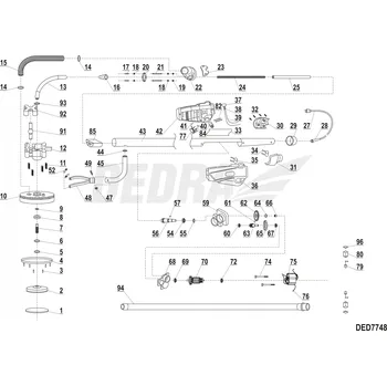 Kuchyňské prkénko Deska kondenzátorů DEDRA XDED7748.77
