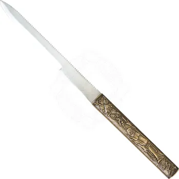 Replika zbraně Haller Přídavný nůž ke kataně Kogai, bronzový