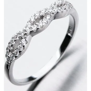 Prsten Dámský prsten stříbro 925 zirkon GST-11276 velikost 62