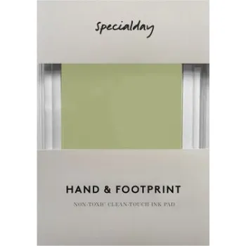 Hračka pro nejmenší Specialday Sada na otisk ruky/nohy miminka Barva: Zelená