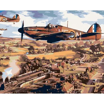 Diamondi Diamantové malování - LETOUN Rozměr: 40x50 cm, Rámování: bez rámu a bez vypnutí plátna