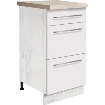 Kuchyňská skříňka ANNA spodní skříňka 8D "40" bílá