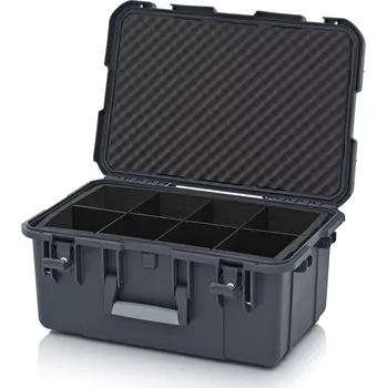 paleta Ochranné kufry Pro 60 x 40 x 27,8 cm - Antracitová šedá - Antracitová šedá - materiál: PP - CP S 6427 B3-7016