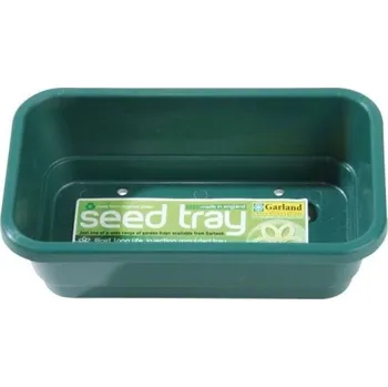 Květináč Garland podmiska plast Mini Seed Tray s drenáží 17x10x5cm Barva: Zelená