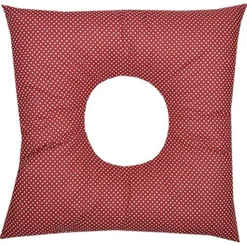 Kojící polštář Babyrenka Poporodní polštář 45x45 cm kuličky EPS Dots red