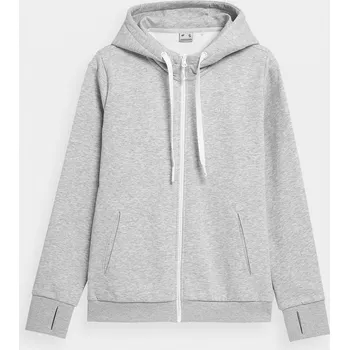 Dámská mikina 4F 4FAW23TSWSF0730 COLD LIGHT GREY MELANGE Dámská mikina US S 4FAW23TSWSF0730 CO LI GREY MEL